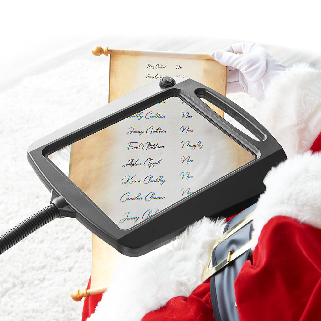 Leselampe Standlupe LED Lampe Full Page Vergrößerung Lesen - Image 3