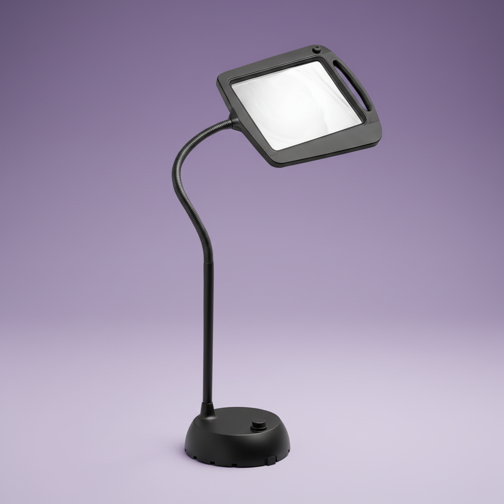 Leselampe Standlupe LED Lampe Full Page Vergrößerung Lesen - Image 4