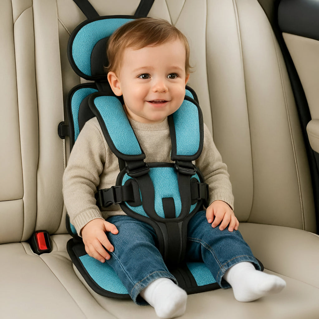 Portable Car Seat Booster for Kids - Travel Harness for Safety
