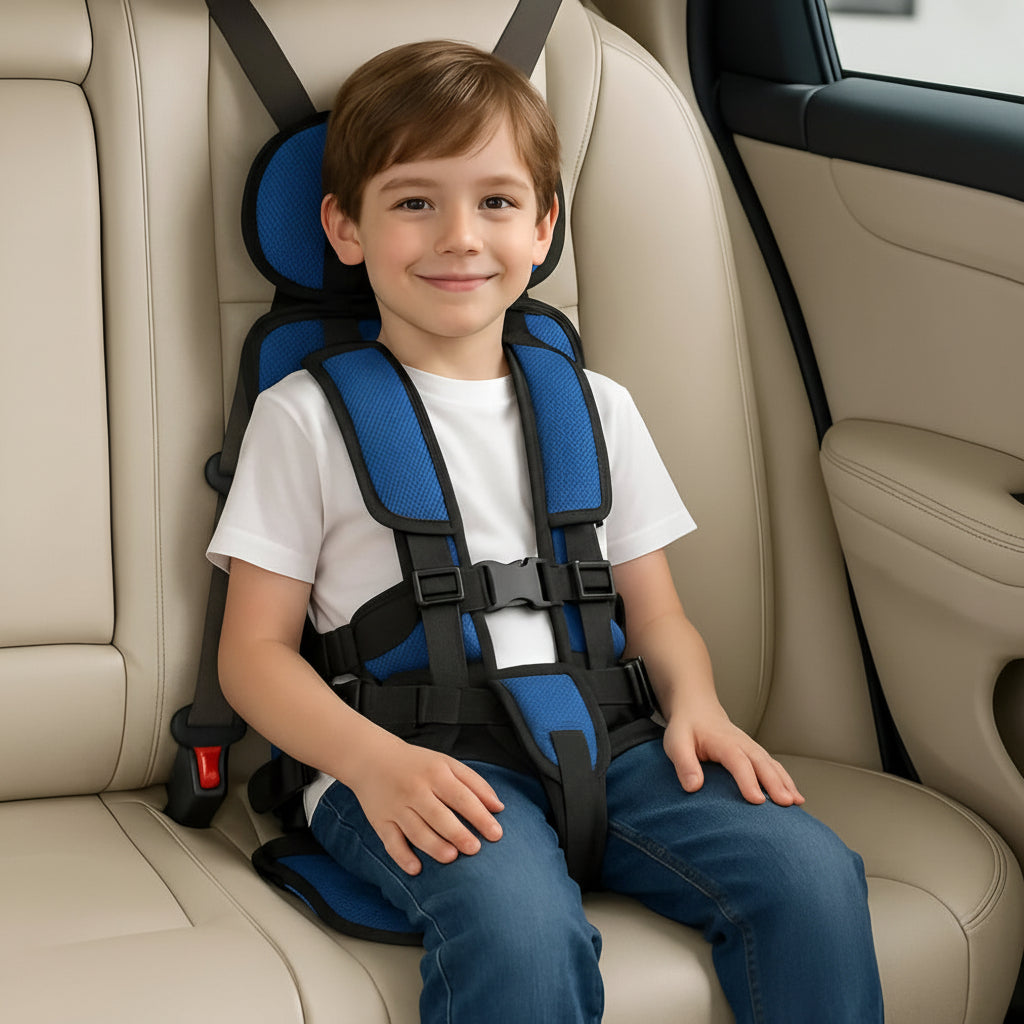 Portable Car Seat Booster for Kids - Travel Harness for Safety - Image 2