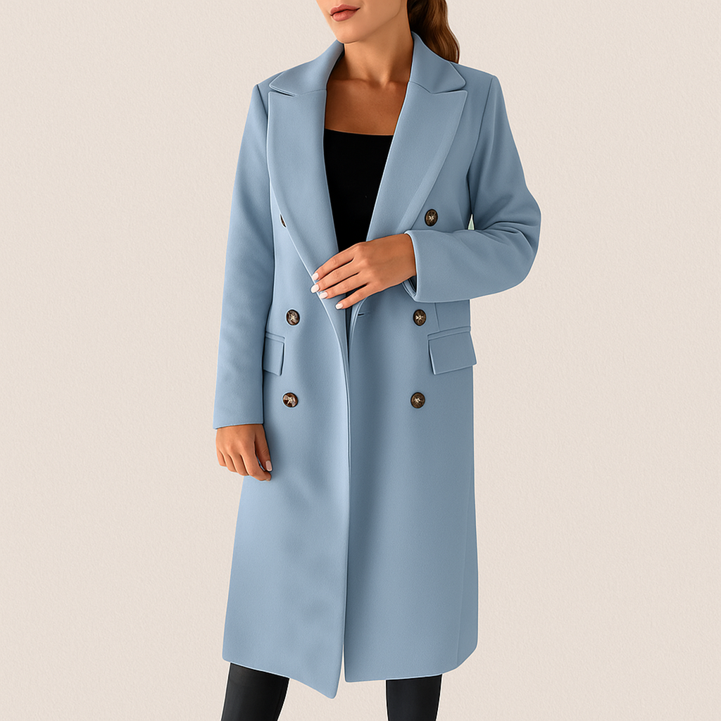 Stylowy Długi Luźny Płaszcz Dla Kobiet | Zima