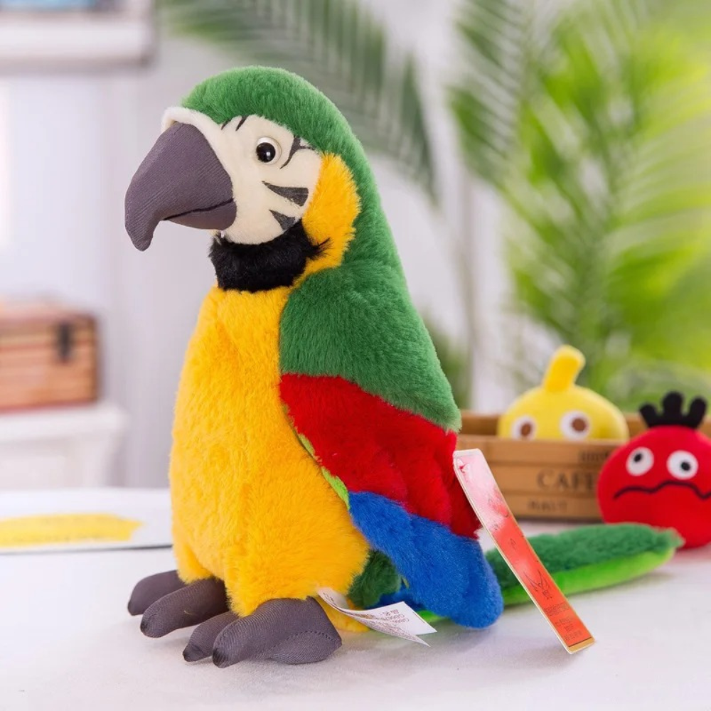Interactive Talking Parrot Plush Toy for Kids to Repeat Voice - Image 6
