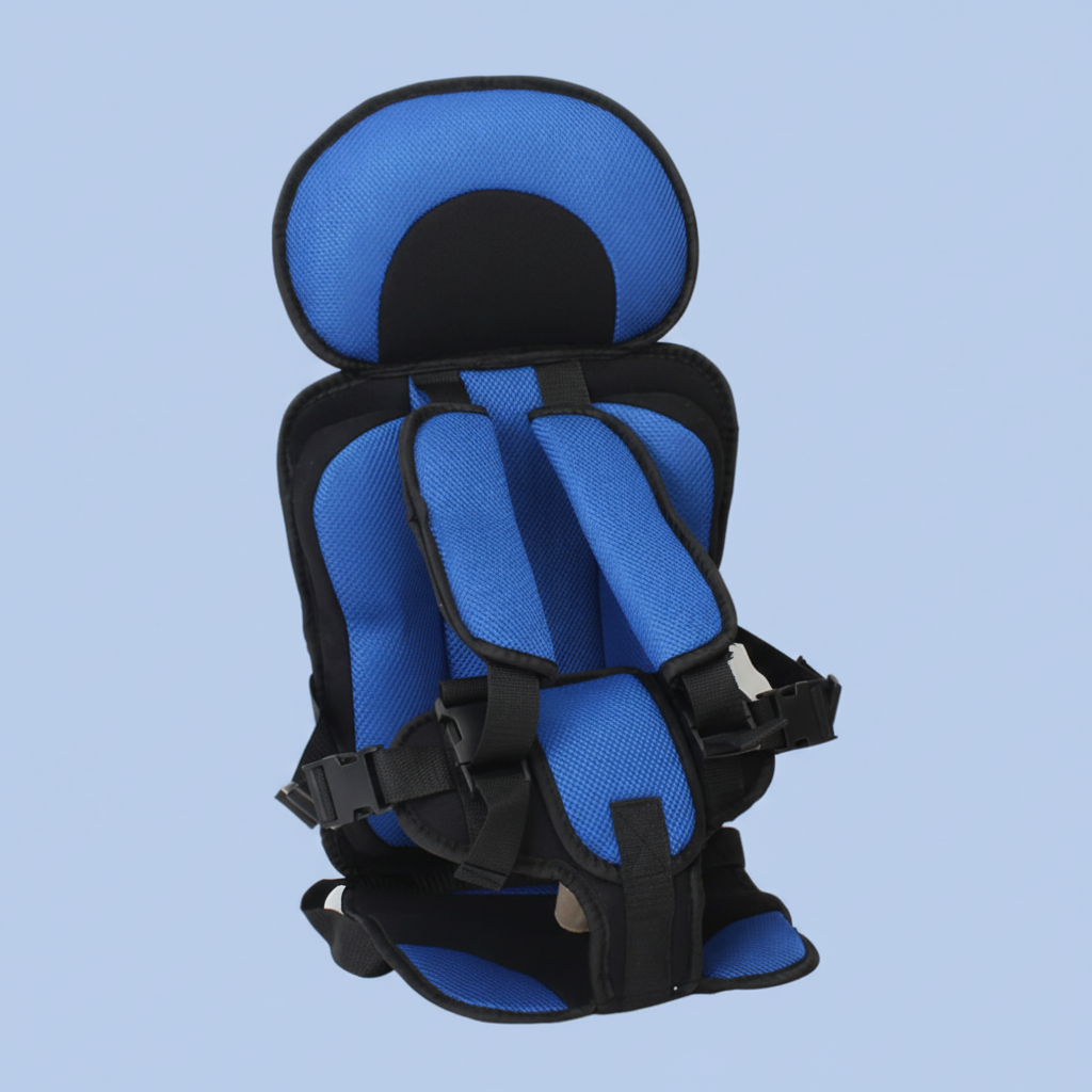 Child Car Booster Seat with Harness – Portable Foldable Travel Safety Seat - Image 17