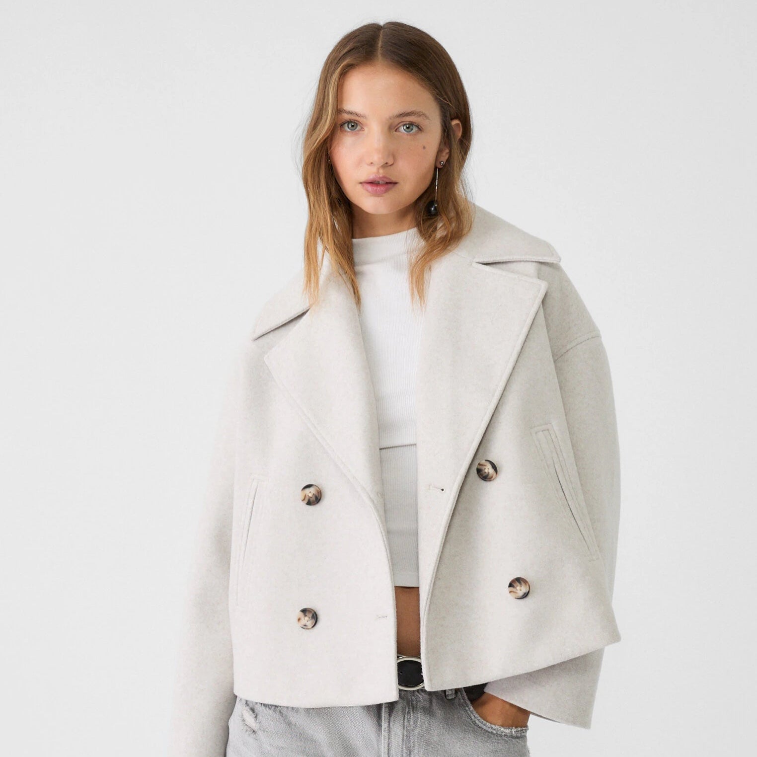 Women Oversized Puffer Jacket Lightweight Short Coat - Image 10