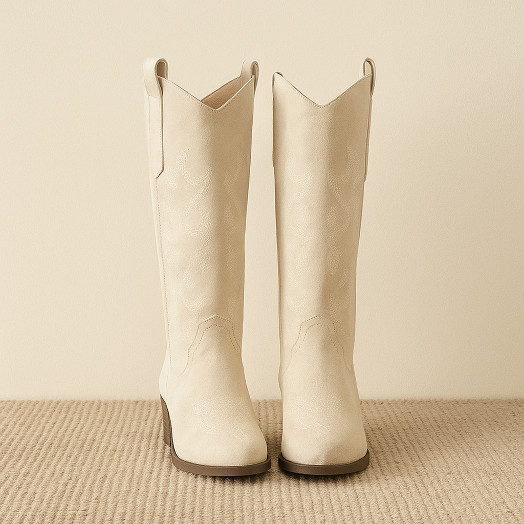 Zamszowe Kozaki Kowbojskie Dla Kobiet | Stylowe