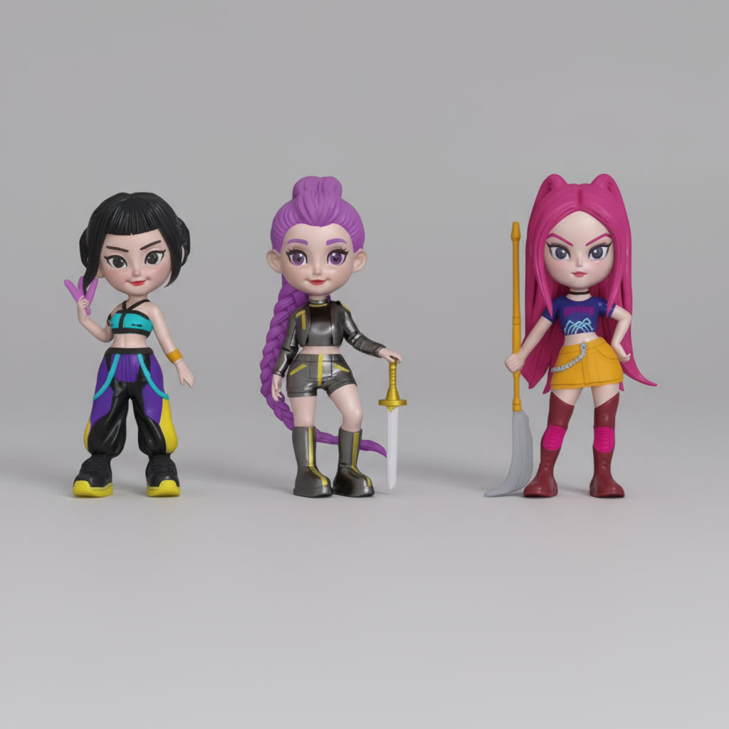 K-Pop Figure Hunter Set Collectible Desk Decor Gift