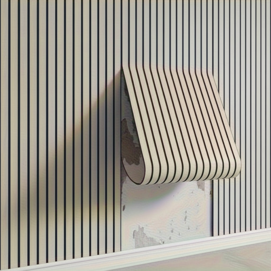 Selbstklebende 3D Wandpaneele Holzoptik Dekorative PVC Wandverkleidung - Image 5