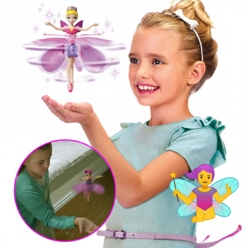 Flying Fairy Princess Toy Rechargeable LED Hand Sensor Kids - Image 10
