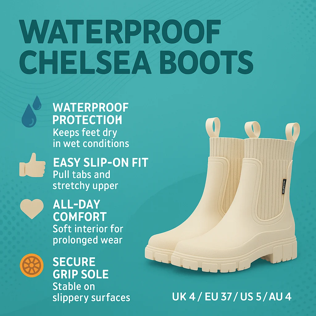 Women's Chelsea Boots Waterproof Ankle | Outdoor - Image 3